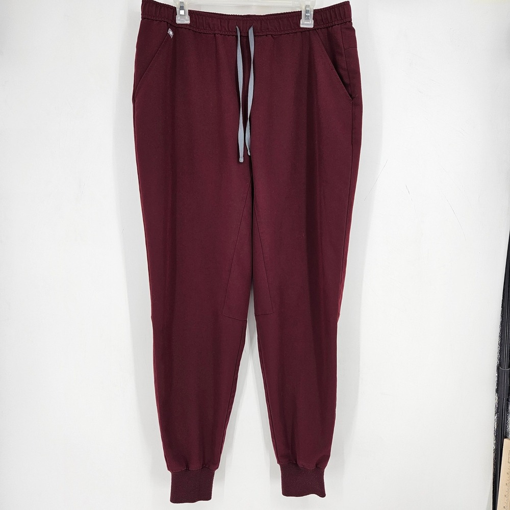 Figs Scrub‎ Pants Mens XL Tansen Nurses Healthcare Uniforms Jogger Burgundy